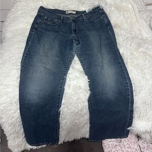 Levi's Women's Straight Leg Jeans in Dark Blue